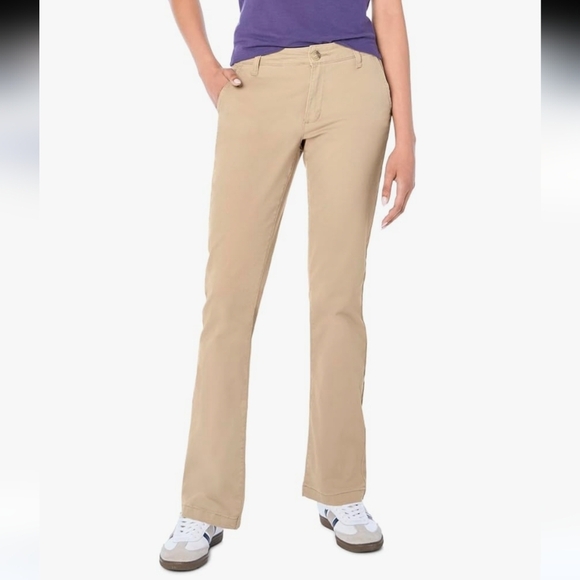 Aeropostale Classic Stretch Straight Leg Khaki Uniform Pants - Picture 1 of 9
